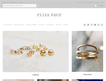 Tablet Screenshot of elizapage.com